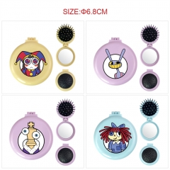 8 Styles The Amazing Digital Circus Cartoon Cartoon Anime Mirror with Comb
