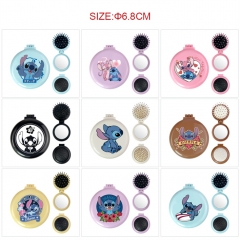 12 Styles Lilo & Stitch Cartoon Cartoon Anime Mirror with Comb