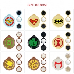 11 Styles  Super Hero Cartoon Cartoon Anime Mirror with Comb