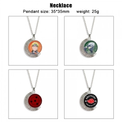 13 Styles Naruto Cartoon Double-Sided Rotation Alloy Anime Necklace