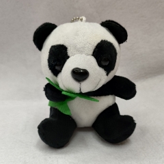 10cm Giant Panda Cartoon Anime Plush Toy Pendant