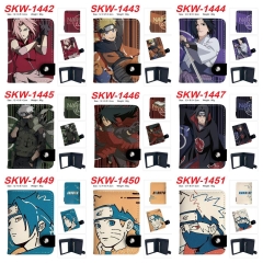 18 Styles Naruto Cartoon PU Pattern Purse Anime Wallet