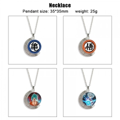 15 Styles Dragon Ball Z Cartoon Double-Sided Rotation Alloy Anime Necklace