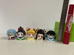 5款柒之型鬼灭之刃公仔手办高4-5.5 Cm 136克