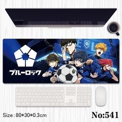 3 Styles 80*30*0.3cm Blue Lock Cartoon Anime Mouse Pad