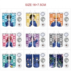 10 Styles Blue Lock Cartoon 304 Stainless Steel Pattern Anime Vacuum Cup