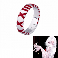 Tokyo Ghoul Cartoon Anime Alloy Ring