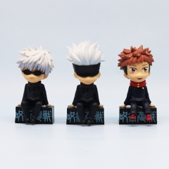 3 Styles Jujutsu Kaisen Satoru Gojo Itadori Yuji Cartoon Anime PVC Figure