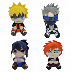 4 Styles 20cm Naruto Hatake Kakashi Gaara Anime Plush Toy Doll
