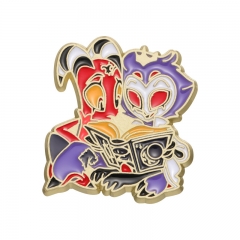 Helluva Boss Cartoon Pin Anime Alloy Brooch