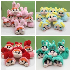 6 Styles 10PCS/SET 12CM The Powerpuff Girls Cartoon Anime Plush Toy Keychain