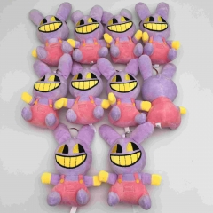 10PCS/SET 16CM The Amazing Digital Circus Cartoon Anime Plush Toy Keychain