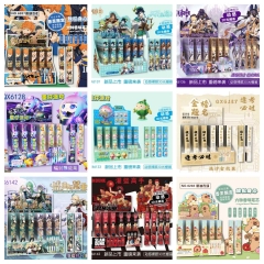 36支新款卡通动漫中性笔盲盒笔可爱学生高颜值文具盲盒限定款按动水笔