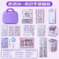 3 Styles Sanrio Kuromi My Melody Anime Notebook Stationery Gift Handbag