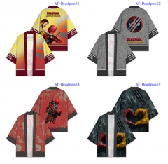 5 Styles  Deadpool & Wolverine Anime Kimono Haori Cloak