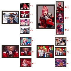 画芯+框 3D动漫立体画装饰画挂画海报裸眼立体光栅画