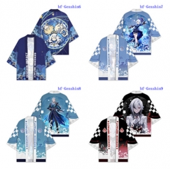 5 Styles Genshin Impact Anime Kimono Haori Cloak