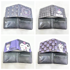 6 Styles Sanrio Kuromi Short Folding Purse PU Anime Wallet