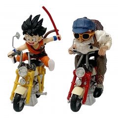 2 Styles Dragon Ball Z Son Goku Master Roshi Cartoon Anime PVC Figure