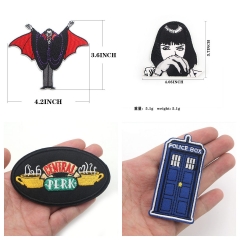 5 Styles Cute Cartoon Anime Cloth Patch