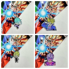 8 Styles Dragon Ball Z Cartoon Anime Alloy Keychain