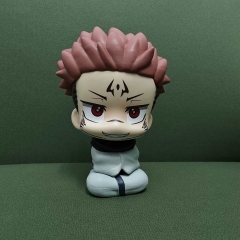 （oppbag）10cm Jujutsu Kaisen Q Ryomen Sukuna Look Up Cartoon Anime PVC Figures
