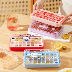 4 Styles Sanrio Hello Kitty Kuromi My Melody Anime DIY Ice Cubes Tray