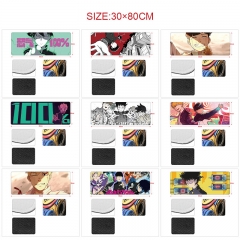 9 Styles 80x30x0.3cm Mob Psycho 100 Cartoon Anime Mouse Pad