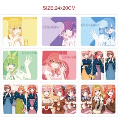 13 Styles 24x20CM The Quintessential Quintuplets Cartoon Anime Mouse Pad