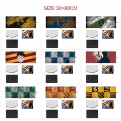 9 Styles 80x30x0.3cm Harry Potter Cartoon Anime Mouse Pad
