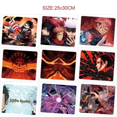 16 Styles 25x30cm Jujutsu Kaisen Cartoon Anime Mouse Pad