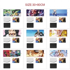 11 Styles 80x30x0.3cm Sword Art Online | SAO Cartoon Anime Mouse Pad