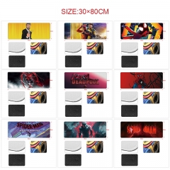 13 Styles 80x30x0.3cm Marvel Comics Cartoon Anime Mouse Pad