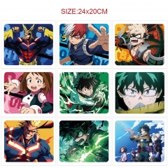 13 Styles 24x20CM My Hero Academia Cartoon Anime Mouse Pad