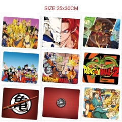 9 Styles 25x30cm Dragon Ball Z Cartoon Anime Mouse Pad