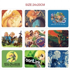 9 Styles 24x20CM The Legend Of Zelda Cartoon Anime Mouse Pad