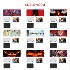 19 Styles 80x30x0.3cm Jujutsu Kaisen Cartoon Anime Mouse Pad