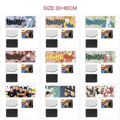 14 Styles 80x30x0.3cm Haikyuu Cartoon Anime Mouse Pad