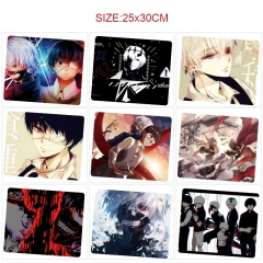9 Styles 25x30cm Tokyo Ghoul Cartoon Anime Mouse Pad