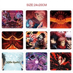 16 Styles 24x20CM Jujutsu Kaisen Cartoon Anime Mouse Pad