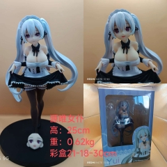 25cm KADOKAW KDcoll Maid Yuanwei Sexy Girls Anime PVC Figure