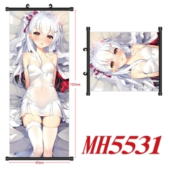 2 Styles 40*102cm Kizuna Kirameku Koi Iroha Sexy Girls Wall Scroll Cartoon Anime WallScrolls