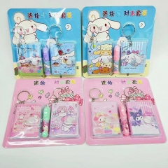4 Styles Sanrio Kuromi Cinnamoroll Cartoon Anime Notebook Stationery