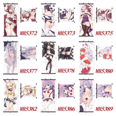 40 Styles 40*102cm Sexy Girls Wall Scroll Cartoon Anime WallScrolls