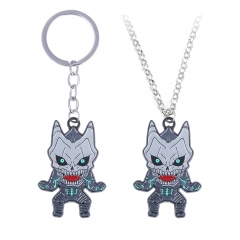 2 Styles Kaiju No. 8 Cartoon Anime Alloy Keychain/Necklace