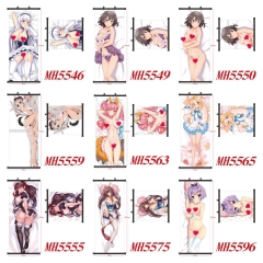 40 Styles 40*102cm Sexy Girls Wall Scroll Cartoon Anime WallScrolls
