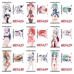 40 Styles 40*102cm Sexy Girls Wall Scroll Cartoon Anime WallScrolls