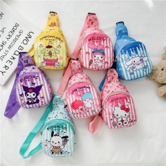14*6*18cm7 Styles Sanrio Kuromi Cinnamoroll Hello Kitty Anime Crossbody Bag