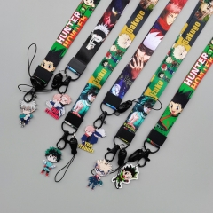 8 Styles Jujutsu Kaisen HUNTER×HUNTER Cartoon Anime Phone Strap Lanyard