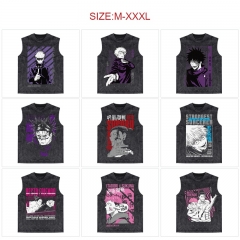 27 Styles Jujutsu Kaisen Cartoon Pattern Anime Vest T-shirt